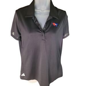 Adidas Women Black Shirt Short Sleeve SZ Med